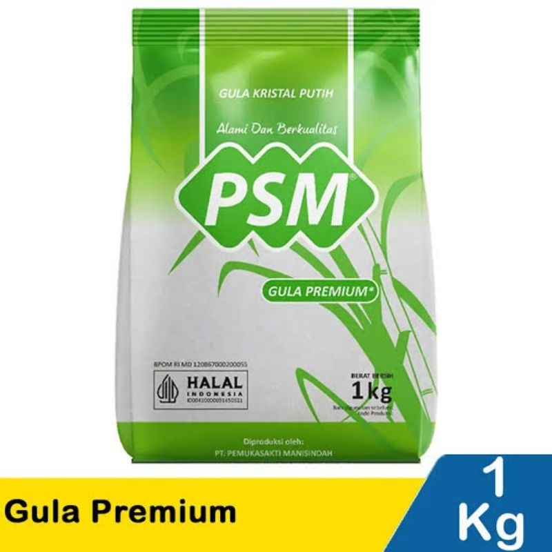 

Gula pasir PSM Gula Premium 1kg