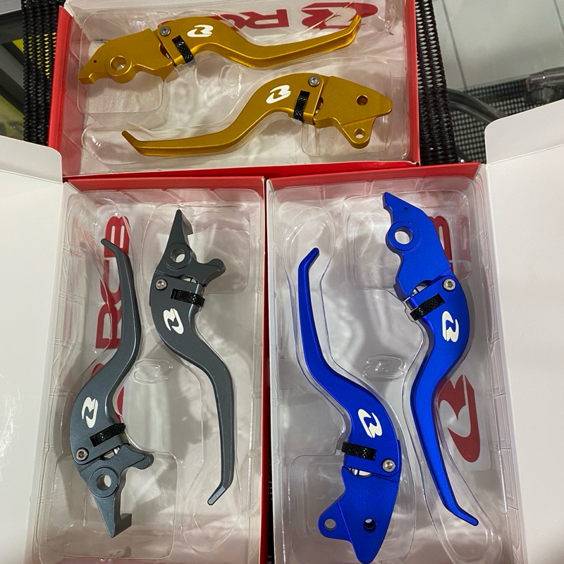 HANDLE REM ALLOY E+ LEVER RCB NMAX BEAT STREET STYLO DLL 1 SET (BLACK/SILVER/TITANIUM/GOLD/BLUE/RED/
