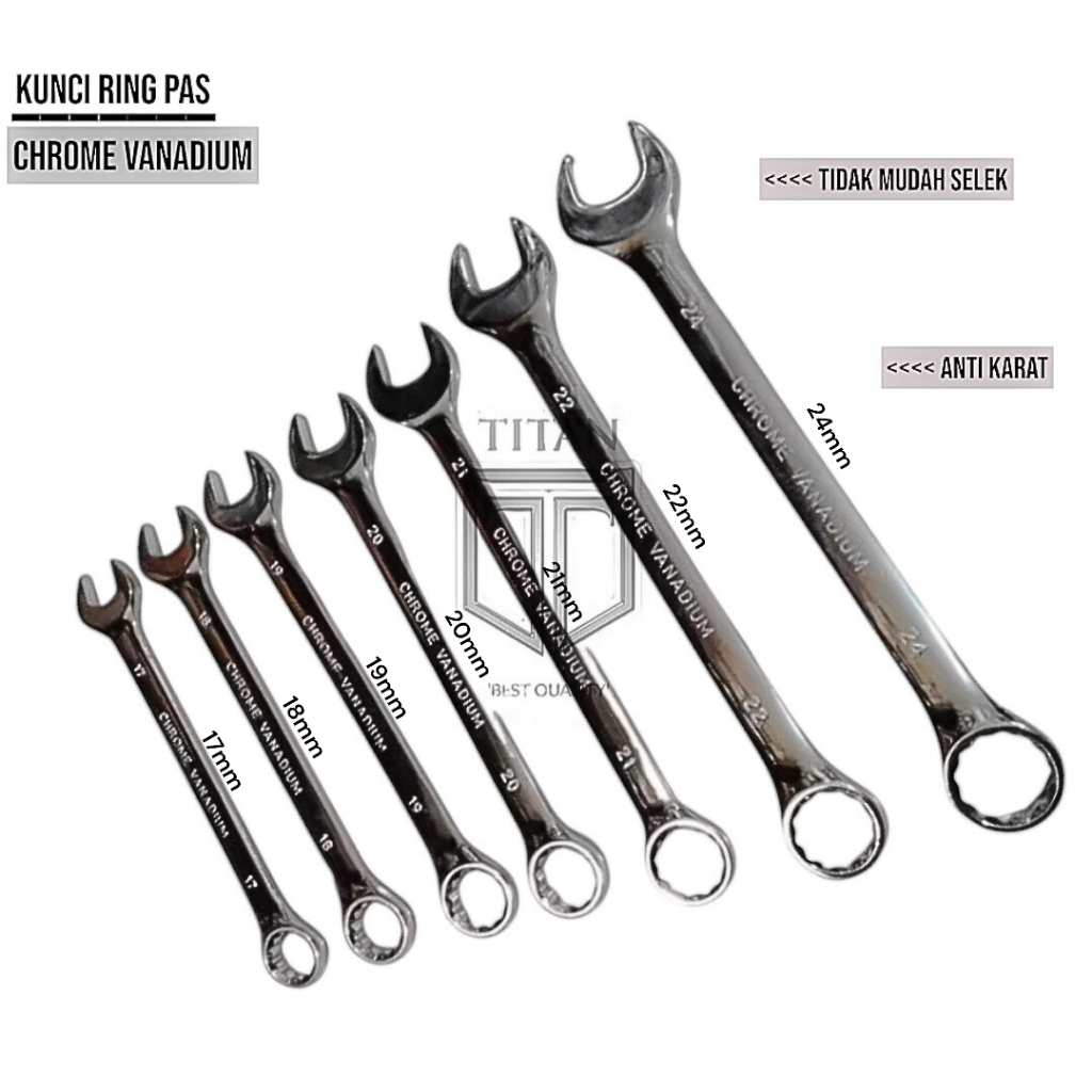 Kunci ring 24 kunci pas 24 kunci 24 kunci sok high quality