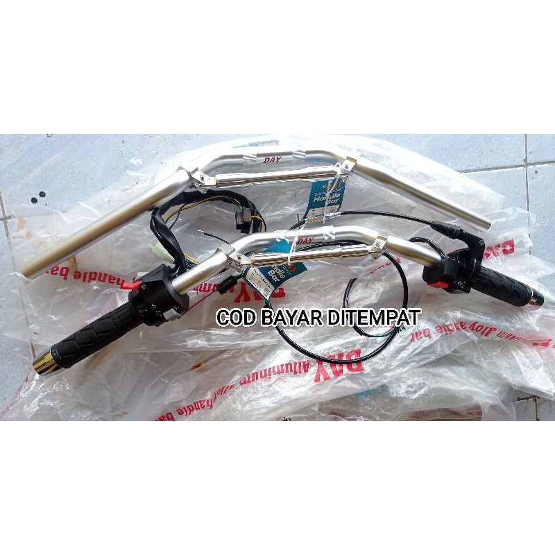 Paket stang DAY Original set tinggal pasang CB Gl Gl100 Mp Tiger Rx king