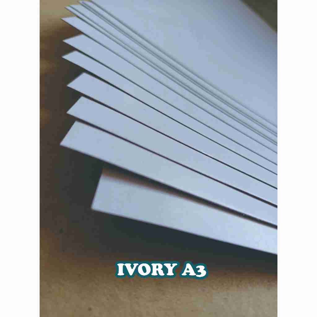 

Kertas IVORY cetak photo / cetak poster / undangan / cover buku ukuran A3 [tanpa minimal order]