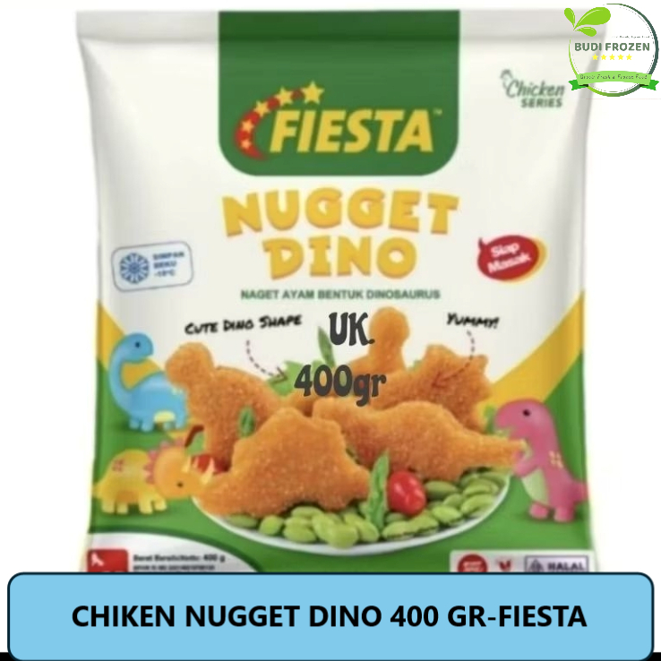 

FIESTA CHIKEN NUGET ANIMAL BENTUK DINO 400 GR - NAGET KESUKAAN ANAK – NAGET DINO