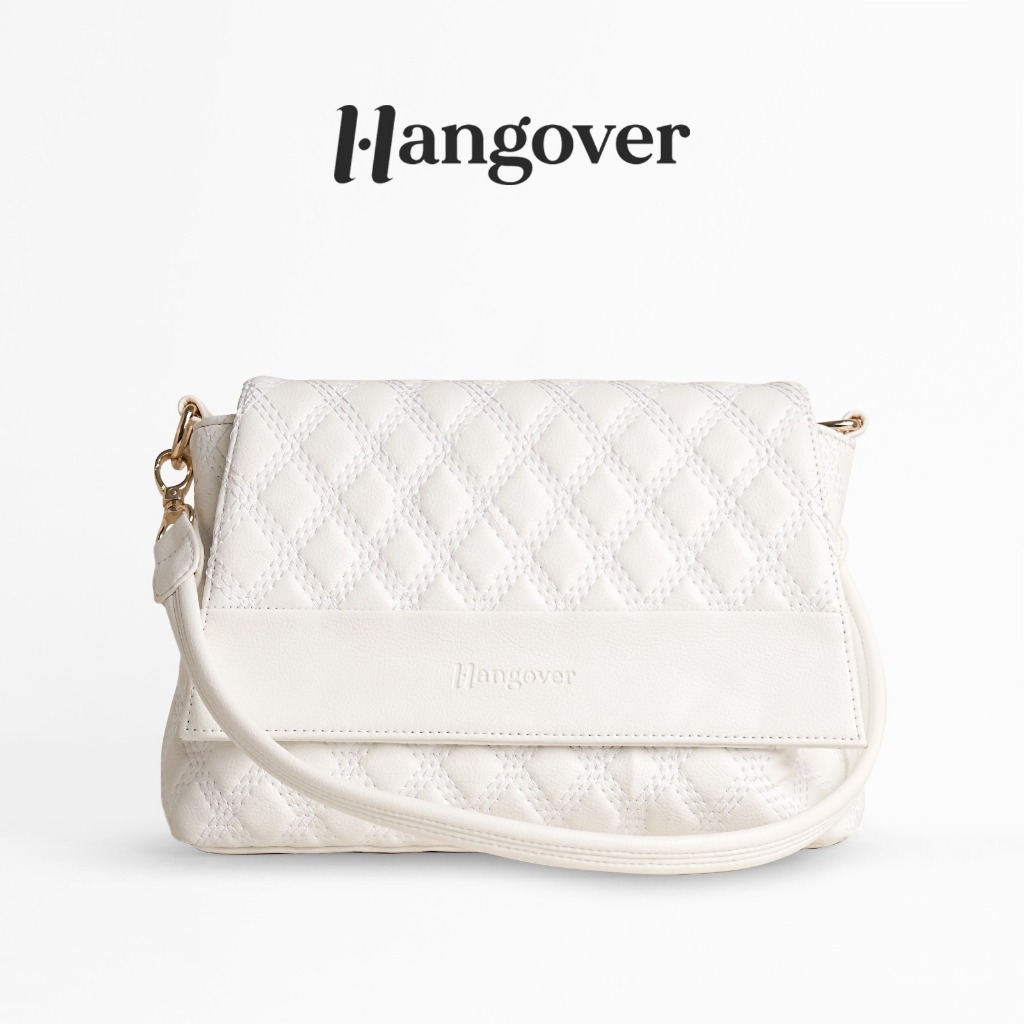 HANGOVER Ella Rose White Puffin Hand Bag & Sling Bag Tas Wanita HOV013S