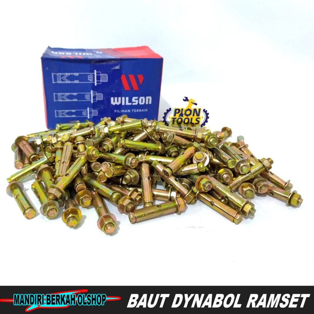 RAMSET Baut Dynabolt 10 x 100 mm / Baut / Dinabolt / Dynabolt bracket set