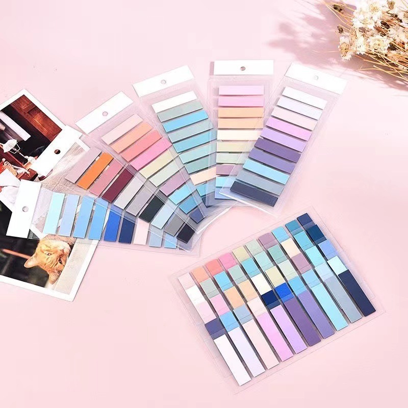 

Sticky Notes Lucu isi 200pcs/ Penanda Batas Buku stiker warna, sticky notes binder Index & Mark