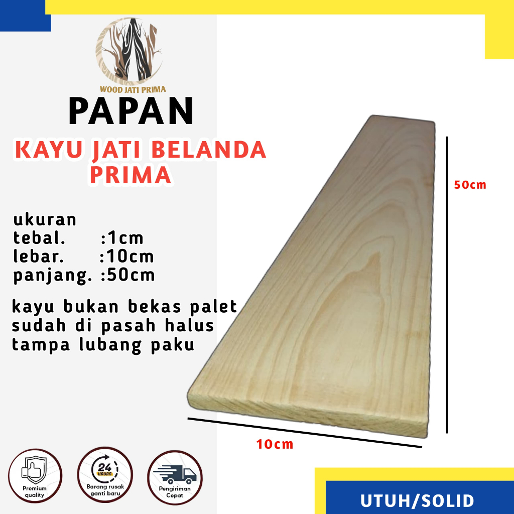 papan kayu jati belanda kualitas PRIMA kayu sudah di serut halus bukan bekas palet