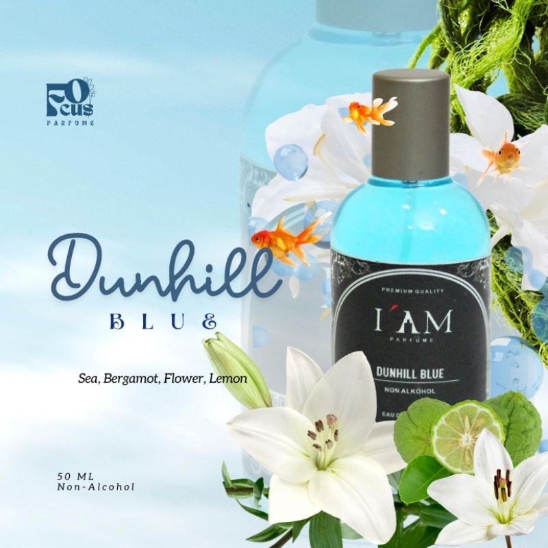 PARFUM DUNHILL BLUE 50ML EAU DE PARFUM ORIGINAL PREMIUM WANGI TAHAN LAMA