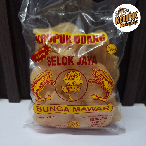 

Krupuk Udang Mentah Bunga Mawar Selok Jaya Khas Juwana Pati