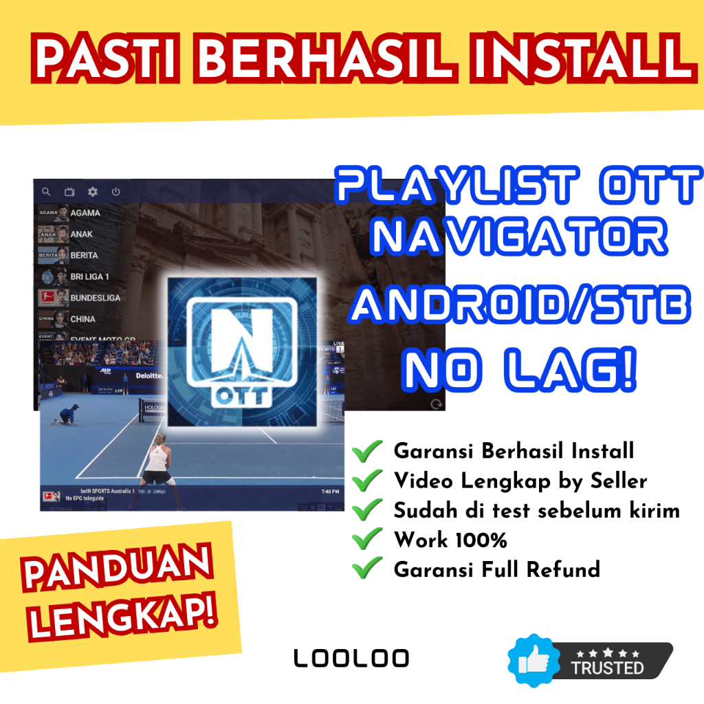 PLAYLIST PREM OTT NAVIGATOR TANPA BATAS