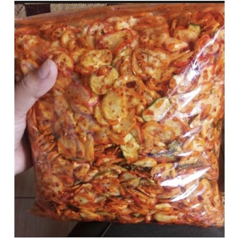 

Kerupuk seblak pedas/sabring