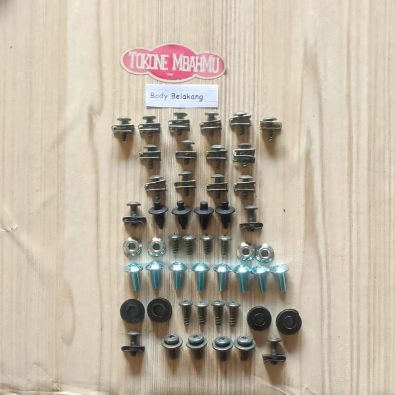 Baut Cover Body Bodi Body Belakang Yamaha X-Ride 115 125 FI