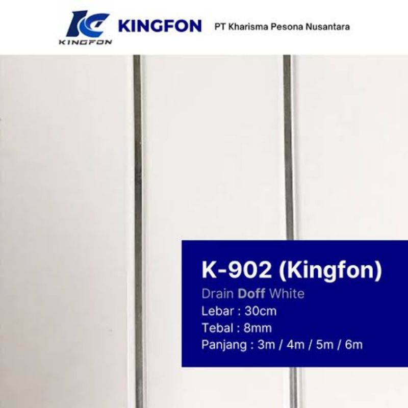 Shunda Plafon Series Kingfon Putih Nat Silver K901