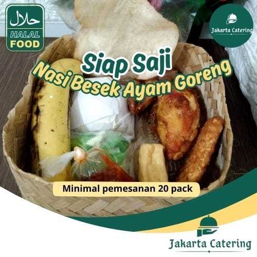 

Paket Nasi Besek Ekonomis Murah Makanan Siap Saji Ayam Goreng Favorit Untuk Acara SyUkuran
