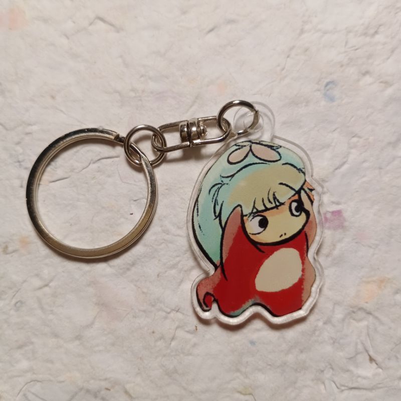 ganci ponyo / keychain gantungan kunci ponyo / ponyo totoro