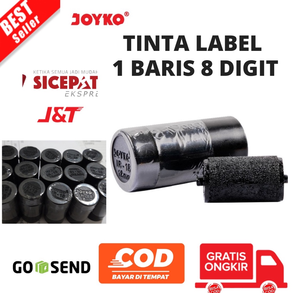 

Diskon Eksklusif 25 BAYAR DI TEMPAT Tinta label joyko 1 Baris 8 digit Tinta Harga Labeller MX55 MX55M PL6