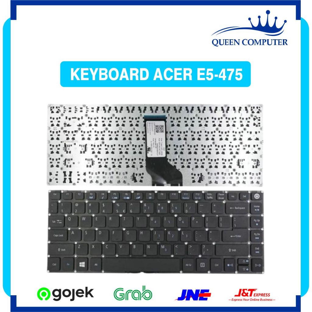 KEYBOARD ACER E5-475 E5-475G HITAM
