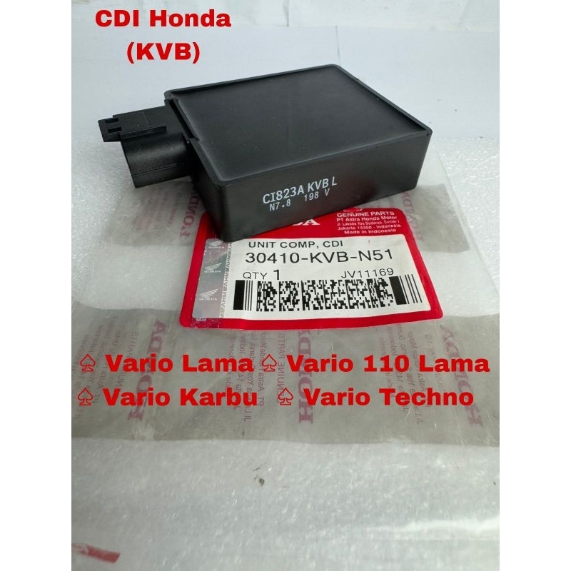 Cdi (KVB) Buat Motor Honda Vario Karbu, Vario Lama, Vario Techno non Led, Vario 110 Lama