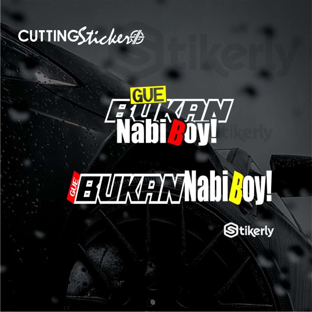 

Cutting Sticker Gue Bukan Nabi Bro - Stiker Mobil/Motor Top Laris!