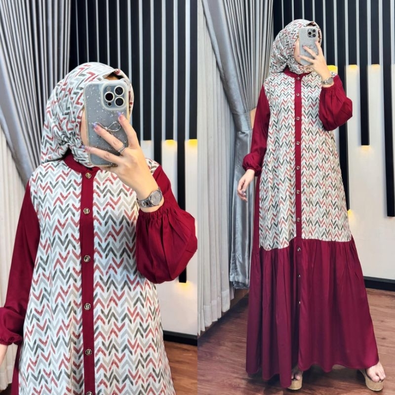 GAMIS AZAHRA SET HIJAB / DST COLLECTION