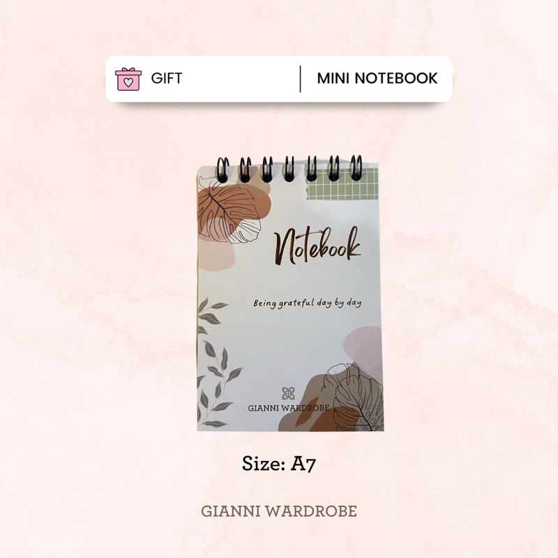 

[GIFT] Mini Notebook A7 - Gianni Wardrobe