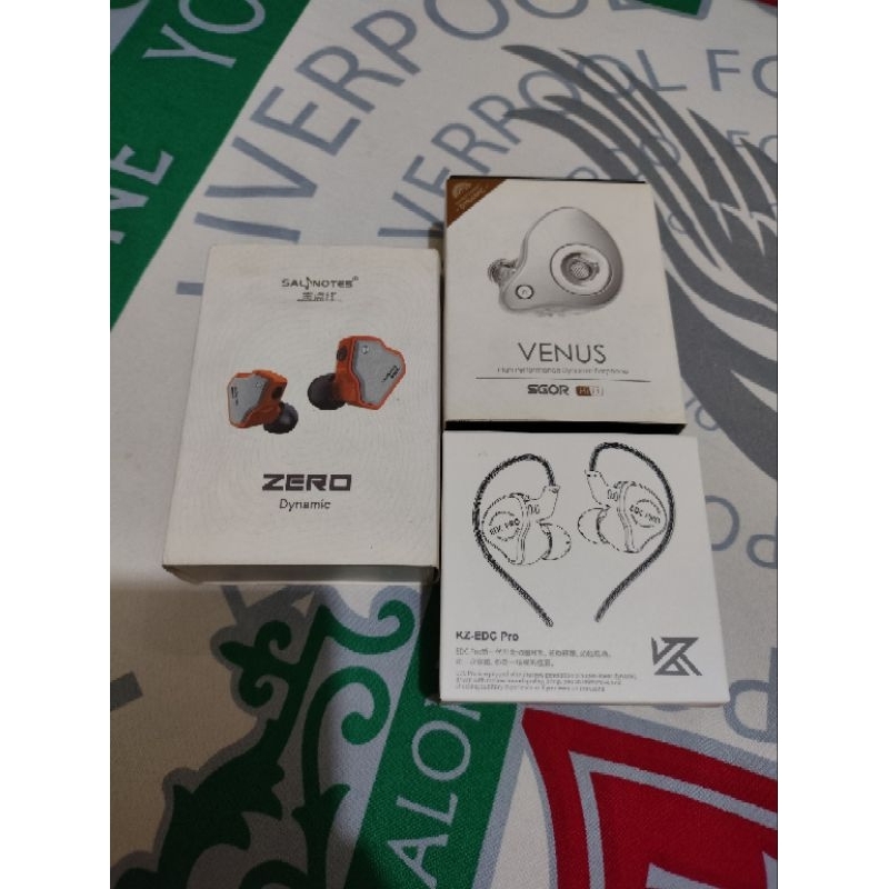 IEM Headset 7Hz Salnotes Zero, SGOR Venus, KZ EDC Pro