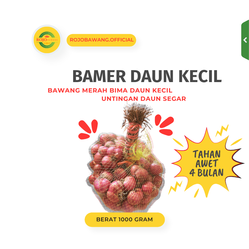 

BAWANG MERAH DAUN KECIL EKONOMIS 1 KG