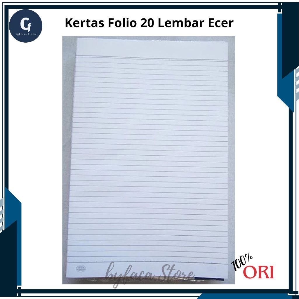 

[byfaca.store] - Folio Bergaris Sinar Dunia/ Eceran per 20 Lembar MUrah (SIDU)