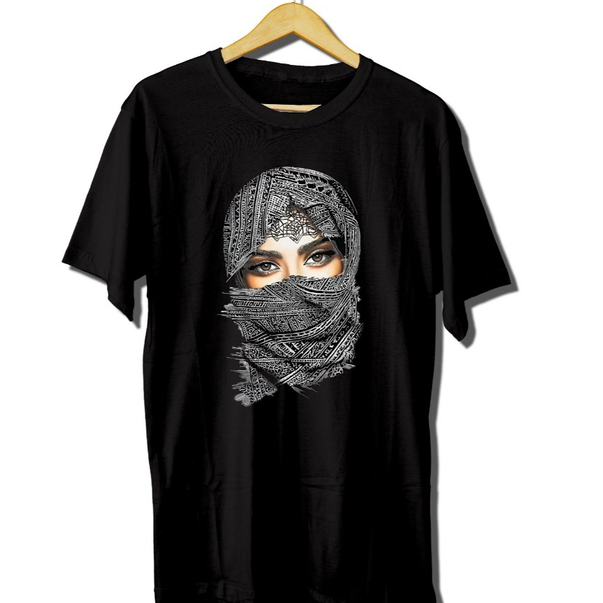 Atasan Kaos HIjab Cewek Bercadar Baju dewasa Viral Niqab