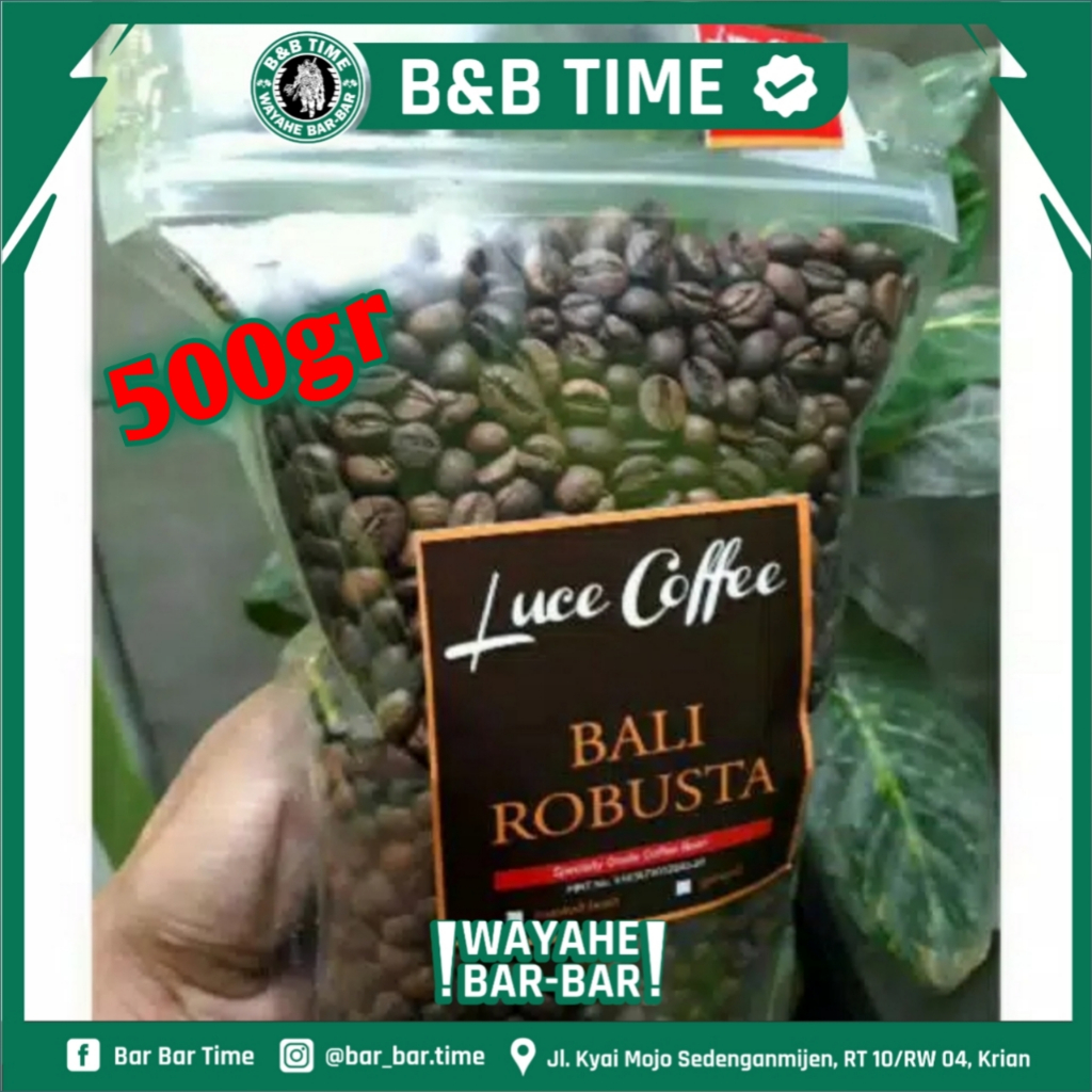 

[ORIGINAL] Kopi Robusta BALI 500gr - Biji atau Bubuk