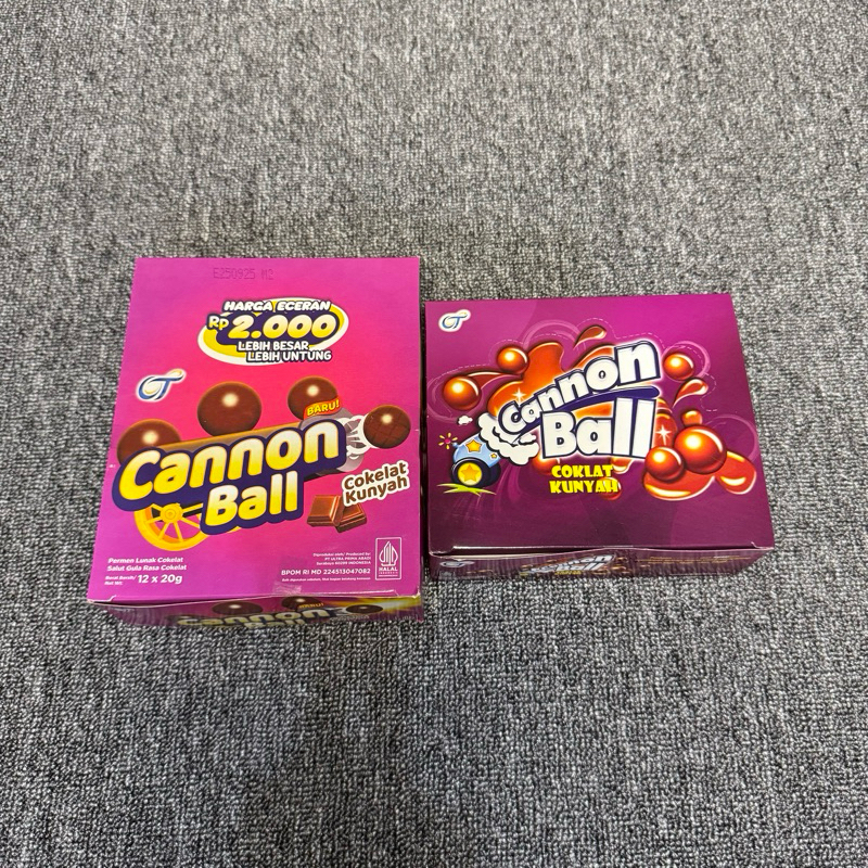 

Cannon Ball Coklat Kunyah 1 Box