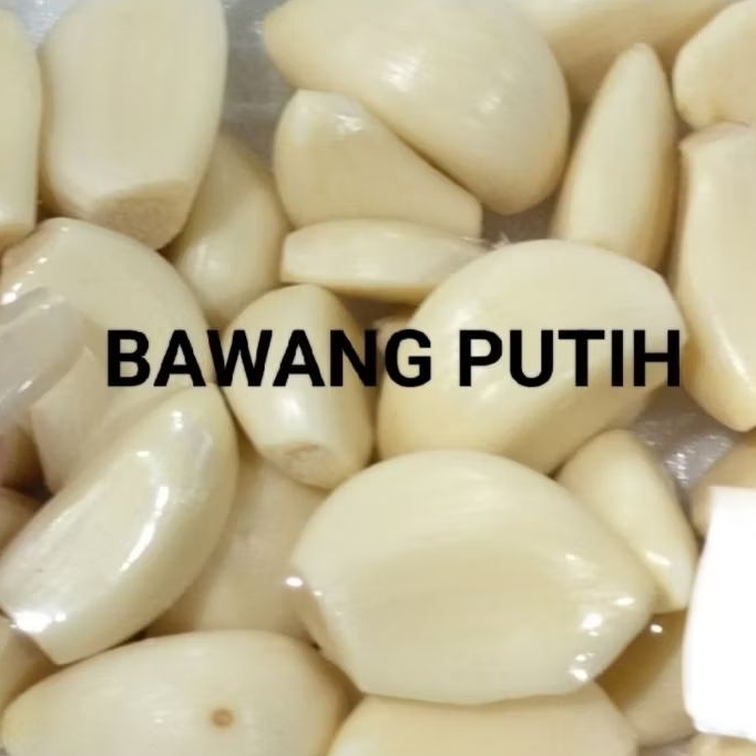 

BAWANG PUTIH - TANPA KULIT SUDAH KUPAS KINCLONG BERSIH FRESH TAHAN LAMA