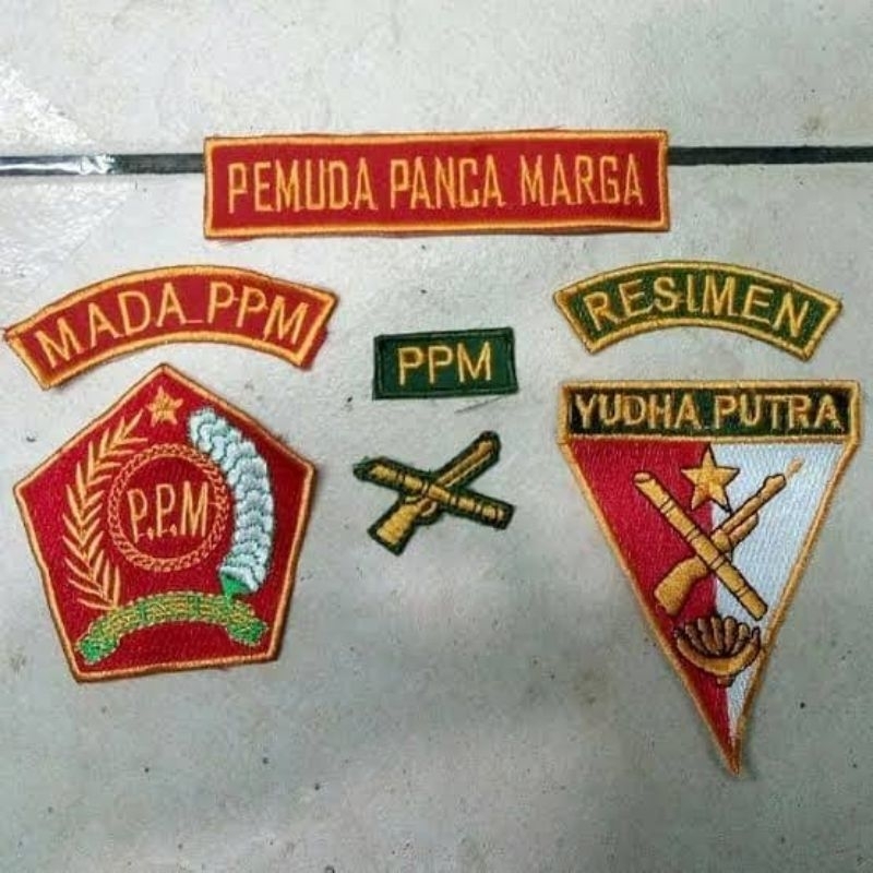 bordir atribut ppm / resimen / yudha putra