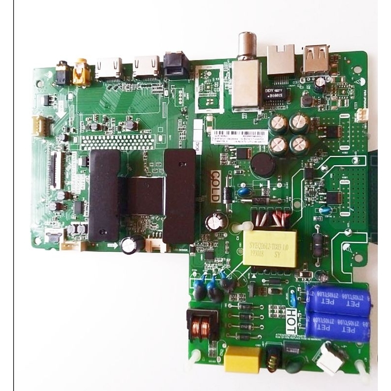 MAINBOARD TV TCL ANDROID 32S65 LVDS KECIL ORIGINAL TPD.RT2841.PB771 MB TCL L32S65A 32S6500 MOTHERBOA