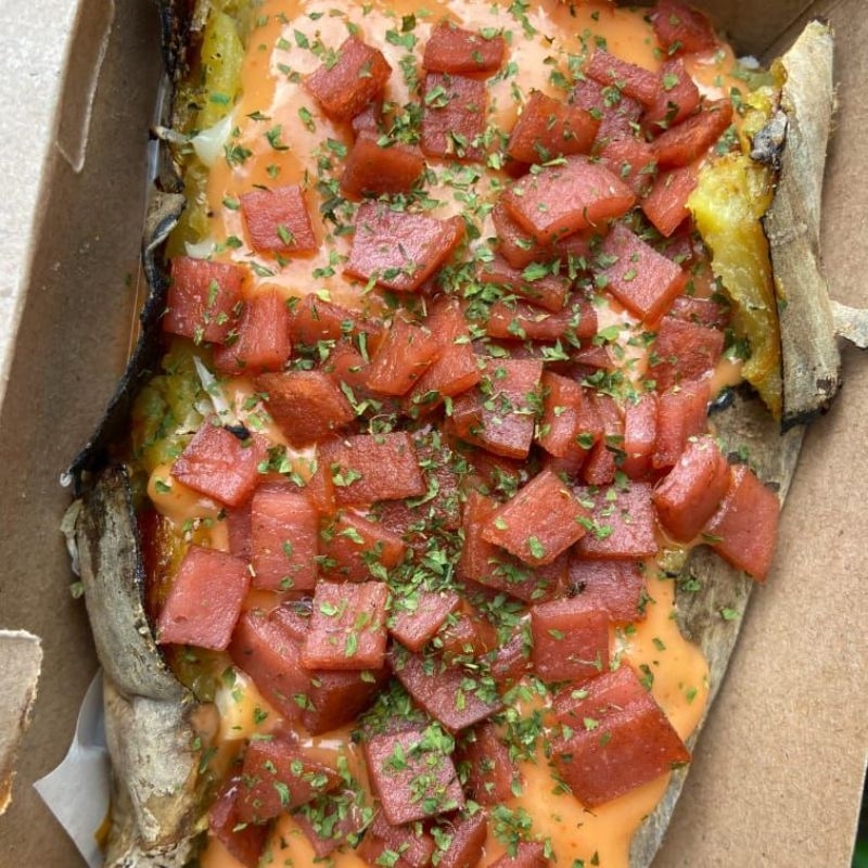 

Ubi Cilembu Oven Mentai Smoke Beef/ Ubi Cilembu Khas Japan