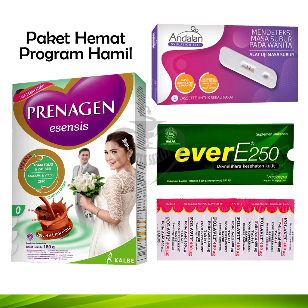 Paket Program Hamil Promil Ever-E Folavit Nutrisi Kehamilan