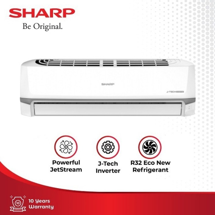 AC SHARP AH-X18ZY J-TECH INVERTER 2PK + PASANG 18ZY