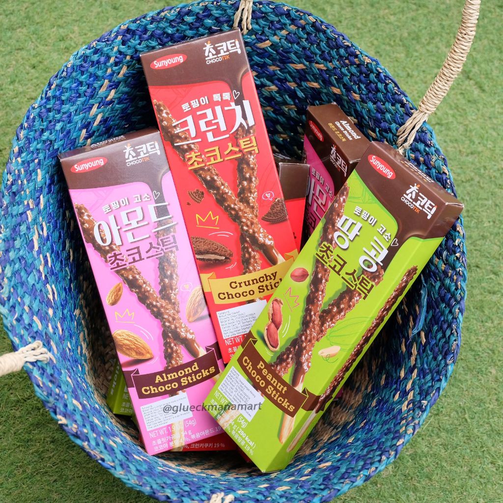 

Sunyoung Choco Sticks 54gr (Almond / Crunchy / Peanut)