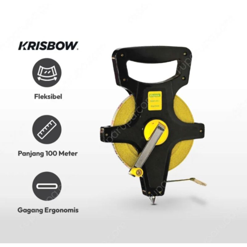 krisbow meteran gulung 100 meter