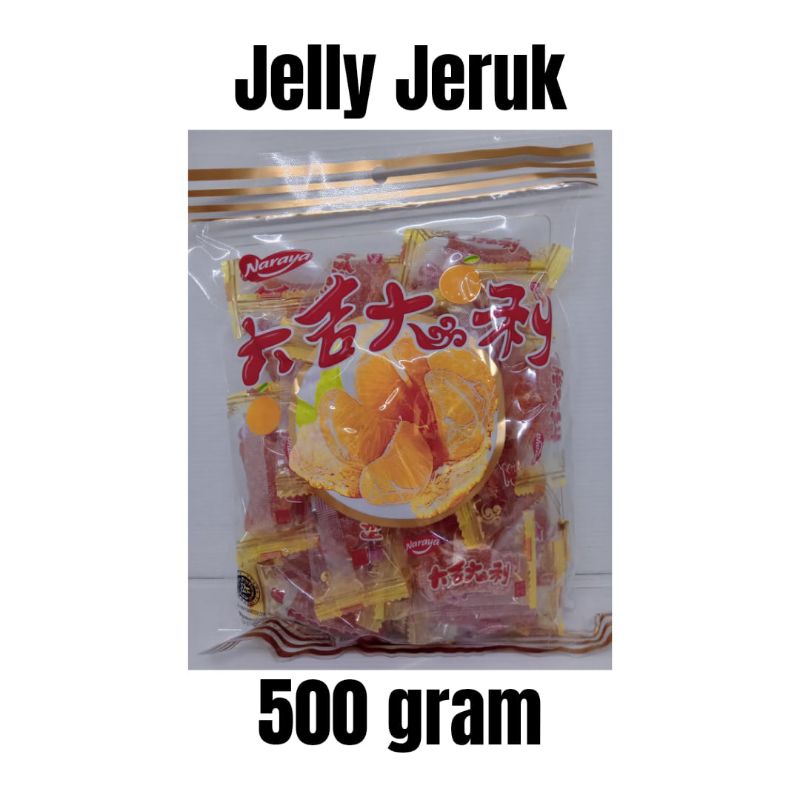 

Mandarin Orange Jelly Candy Naraya (500 Gram, 30 Pcs)