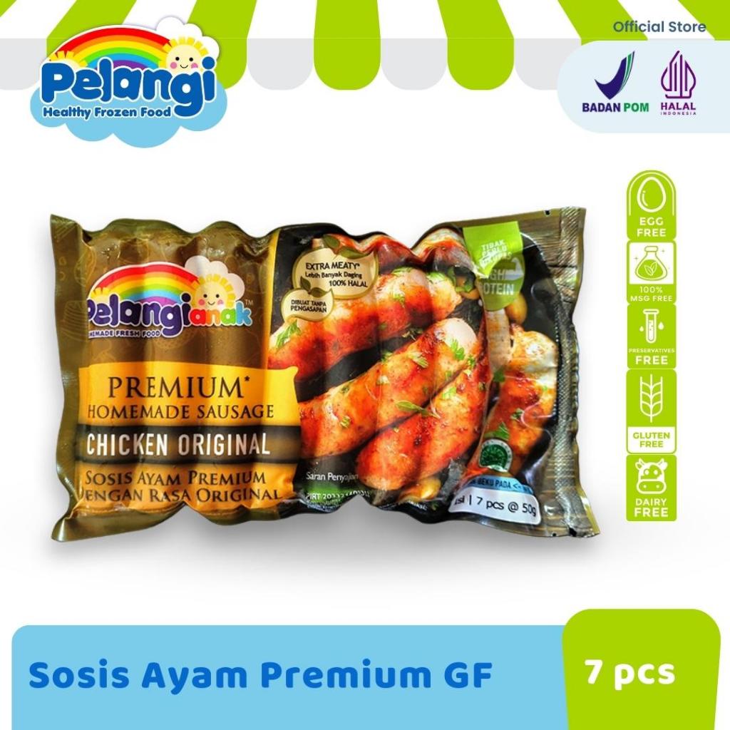 

Pelangi Non MSG/MPASI Chicken Sausage/Sosis Ayam 350 gr (7 pcs) [FRZ]