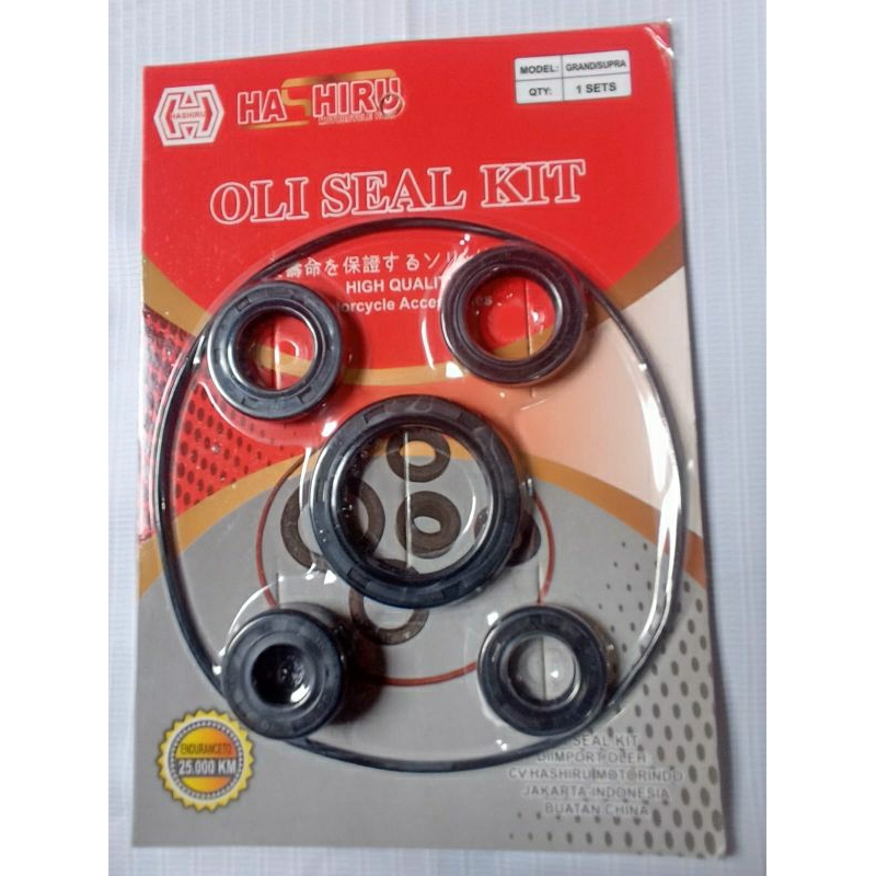 ( HASHIRU ) SEAL SIL MESIN KOMPLIT HONDA SUPRA / GRAND / PRIMA / LEGENDA / SUPRA X / FIT LAMA / DLL,