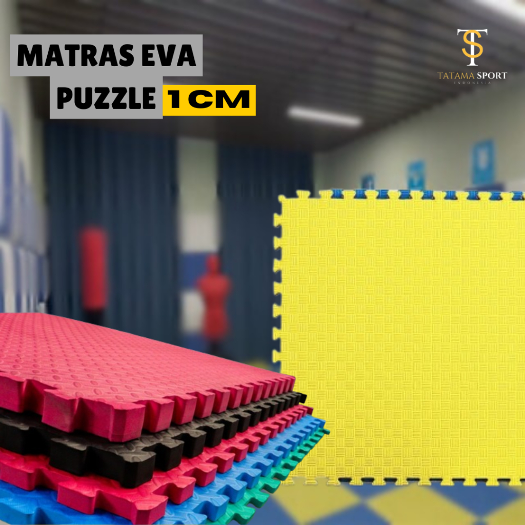 Matras Evamat Tebal 1 Cm - Matras Beladiri Taekwondo,Karate Matras Eva Puzzle Beladiri Matras Arena 