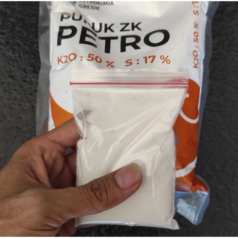 Pupuk ZK Petrokimia 100 Gr | Pupuk Kalium Sulfat Repacking 100 Gram