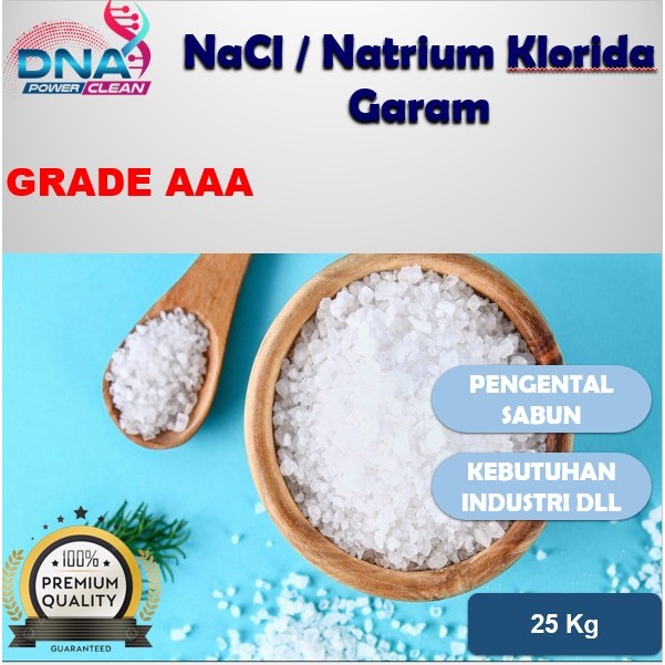 

[DNA] NaCl 50 Kg / Garam / Natrium Klorida / Sodium Chloride