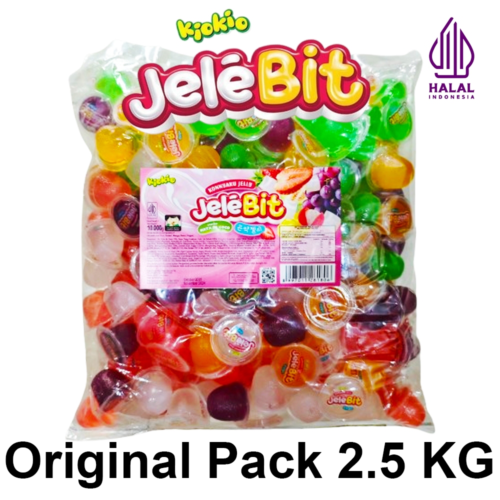 

KioKio JeleBit Konnyaku Jelly Curah 2.5 Kg Food Makanan Puding Jeli Diet