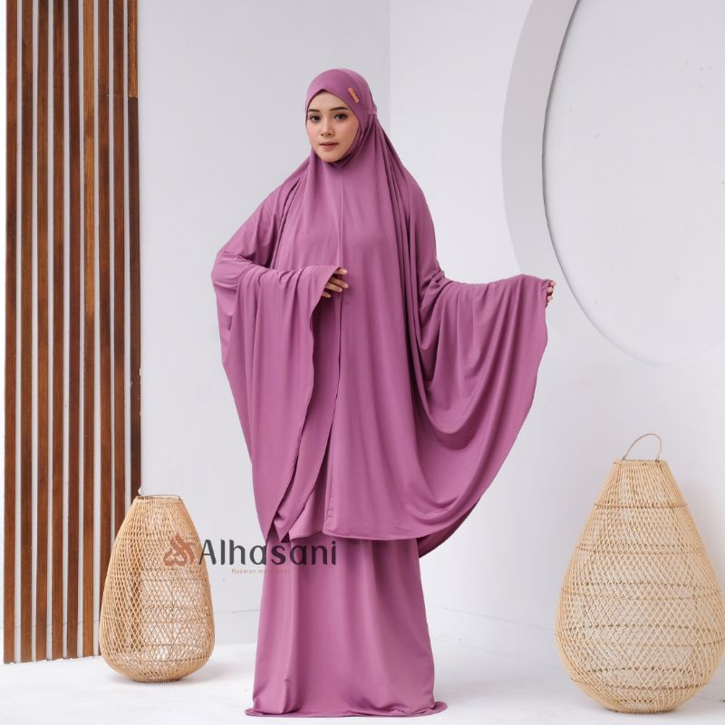 Mukena Syahda Jumbo | Mukena Jersey Malaysia Premium