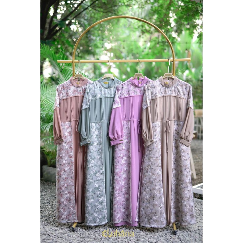 LUHANA/Gms 022 dress by Luhana/Dress premium/Dress elegant/Dress terbaru