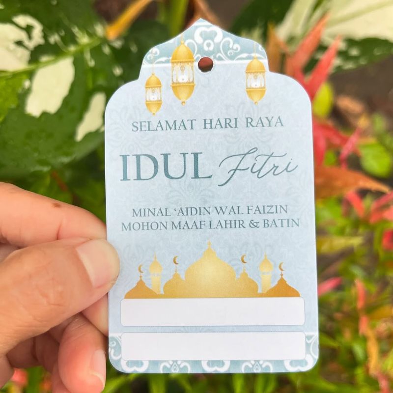 

Hang Tag Idul Fitri Kode IF HT 14 Size 5x9cm