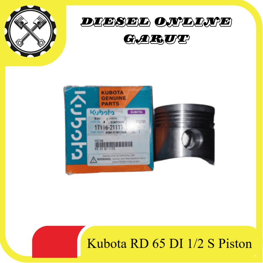 Kubota RD 65 DI 1/2 S Seher / Piston Asli Kubota