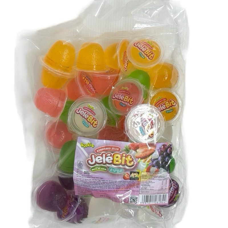 

JELLY JELEBIT ANEKA RASA 1 PACK ISI 30+PCS KONYAKU JELLY Cemilan